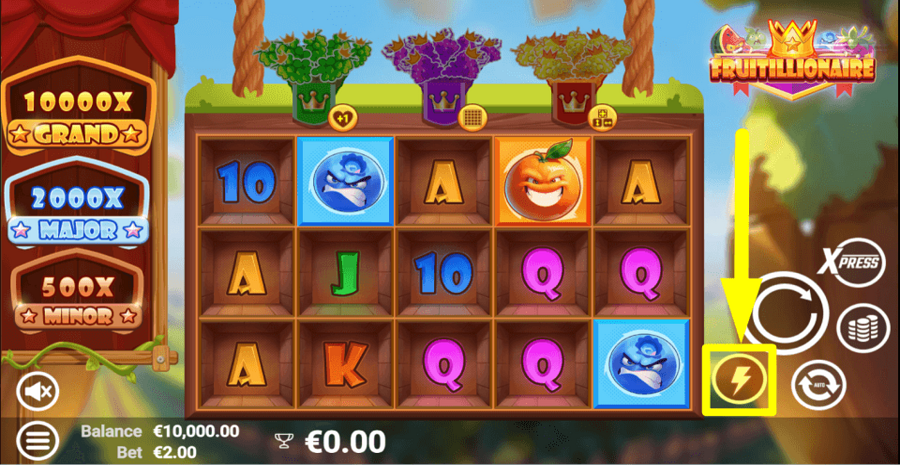 Fruitillionaire Turbo Feature