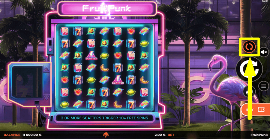 Fruitpunk Autoplay Feature