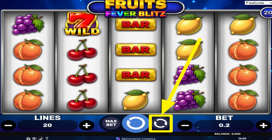 Fruits Fever Blitz Autoplay