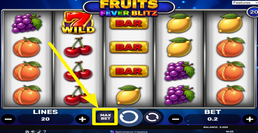 Fruits Fever Blitz Max Bet