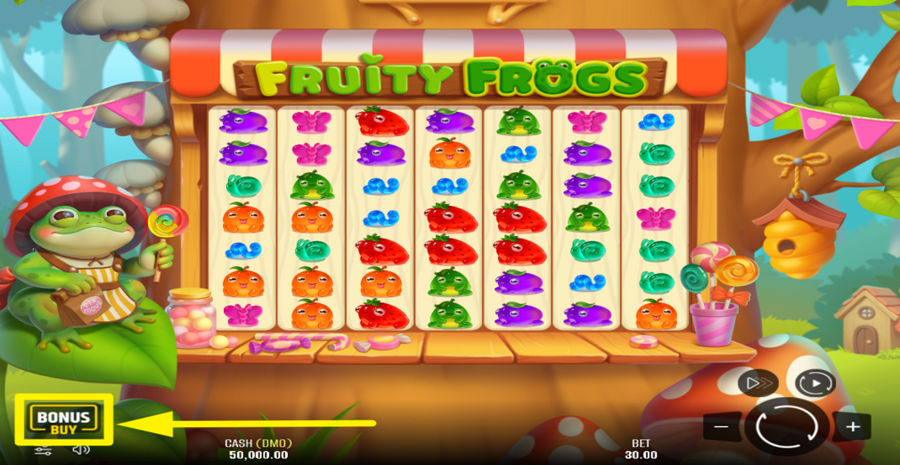 Fruity Frogs Buy Bonus