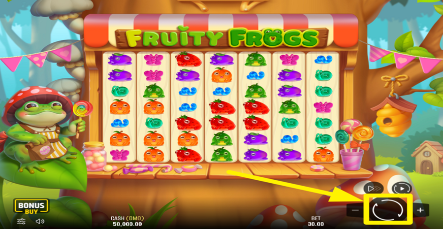 Fruity Frogs Spin