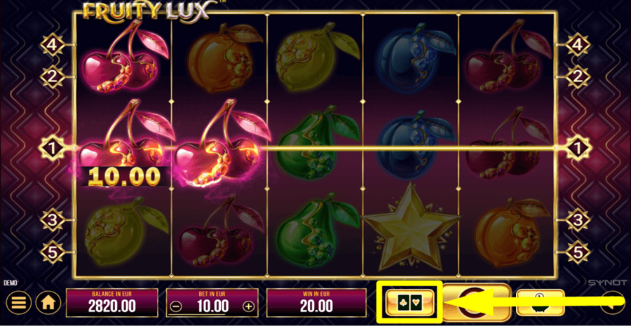 Fruity Lux Gamble Feature