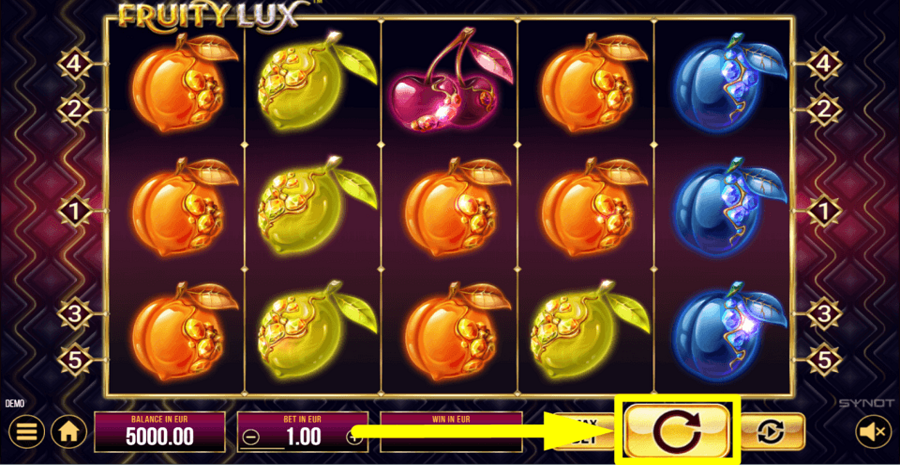 Fruity Lux Spin Button