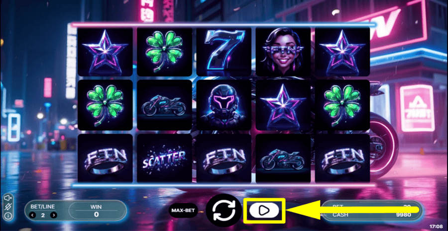 Ftn Galactic 20 Reels Autoplay Feature