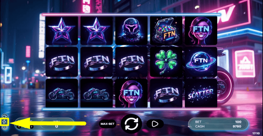 Ftn Galactic 20 Reels Turbo Feature