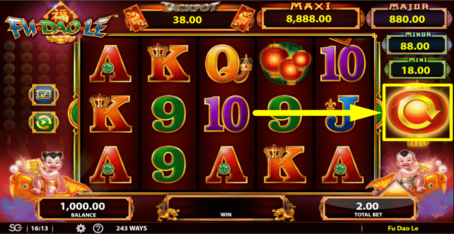 Fu Dao Le Spin Button