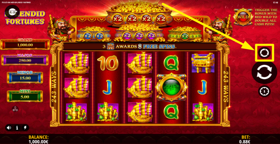 Fu Gui Hao Men Splendid Fortune Autoplay