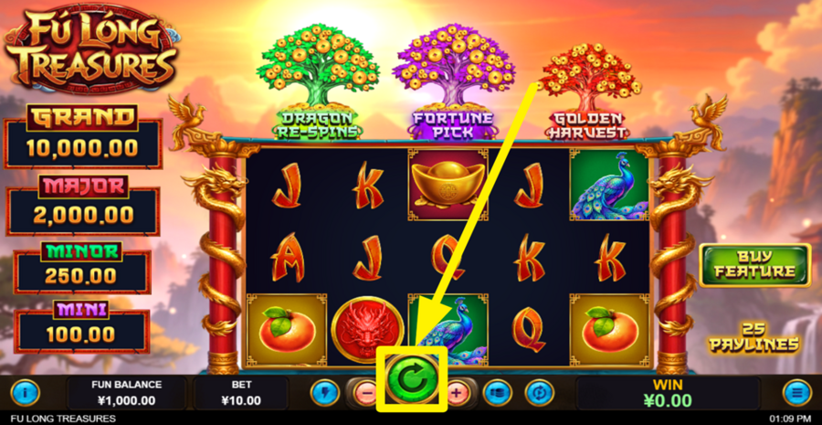 Fu Long Treasures Spin