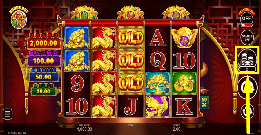 Fu Shen Zhu Fu Bet Value