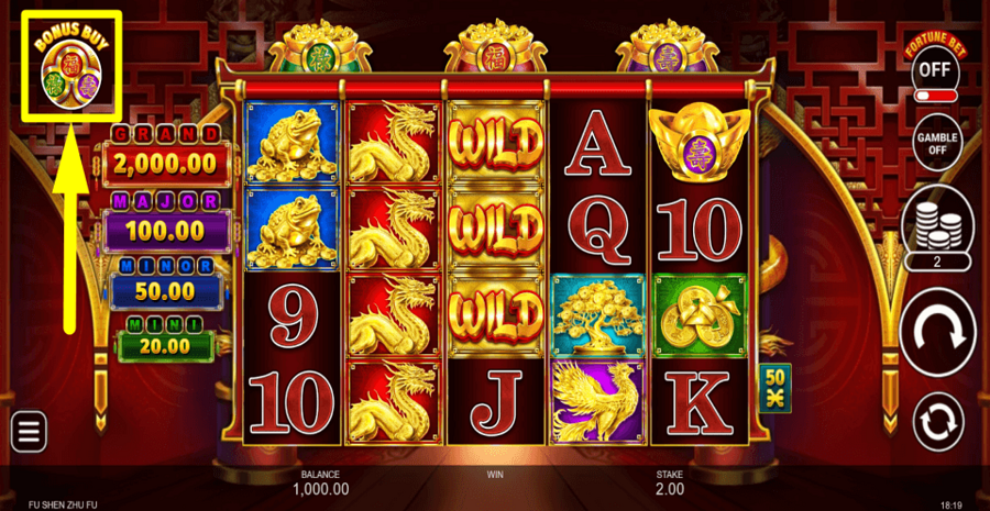 Fu Shen Zhu Fu Buy Feature