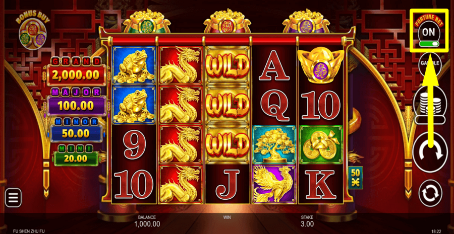 Fu Shen Zhu Fu Fortune Bet Feature