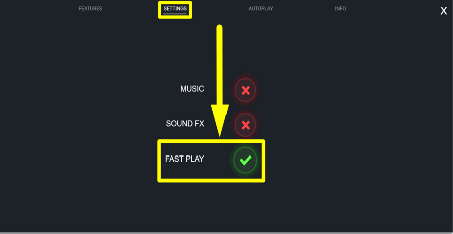 Full Moon Frenzy Fast Play Feature