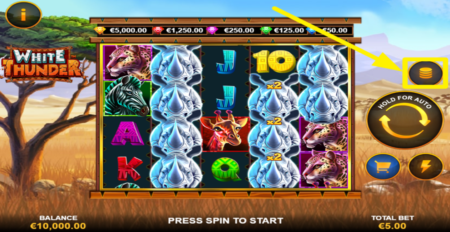 Full Moon White Thunder Adjust Bet