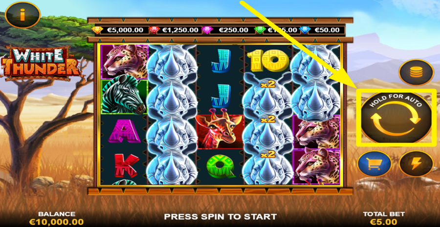 Full Moon White Thunder Spin