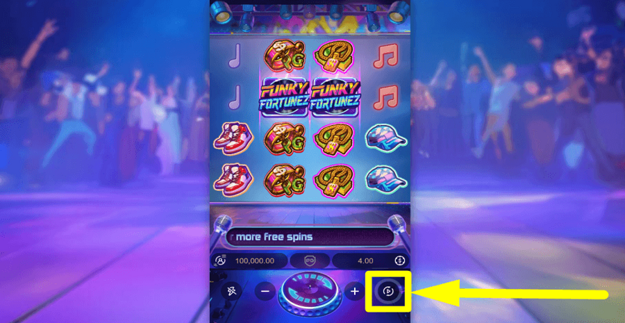 Funky Fortunez Autoplay Feature