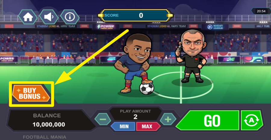 Funky Games Football Mania Buy Bonus