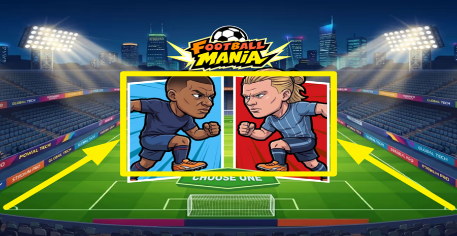 Funky Games Football Mania Choose Character