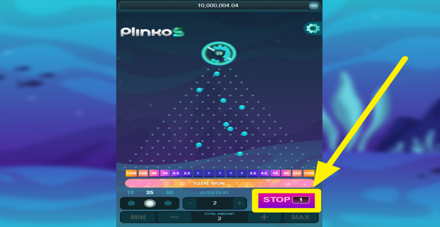 Funky Games Plinkos Stop Autoplay