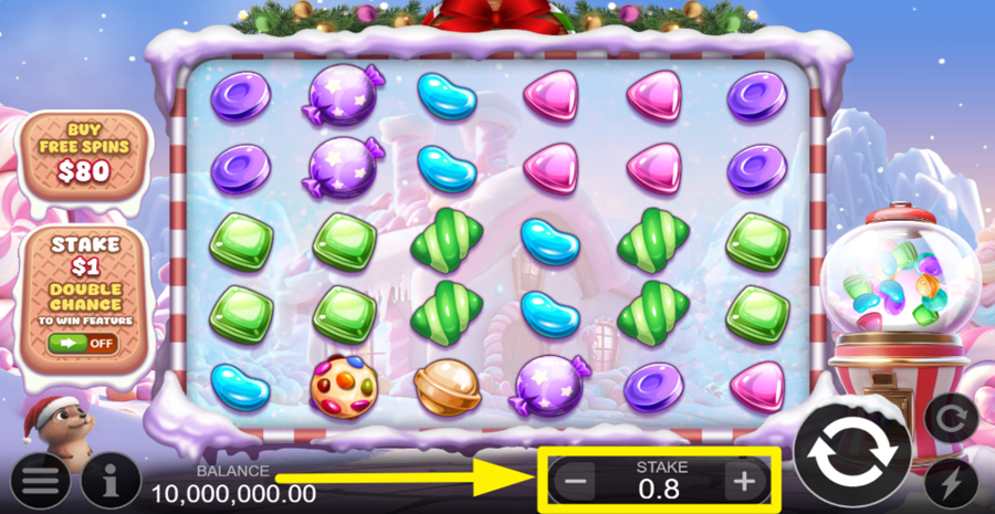 Funky Games Sugar High Adjust Bet