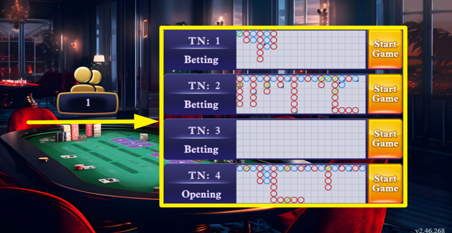 Funta Gaming Baccarat Choose Game