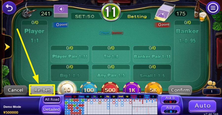 Funta Gaming Baccarat Rebet