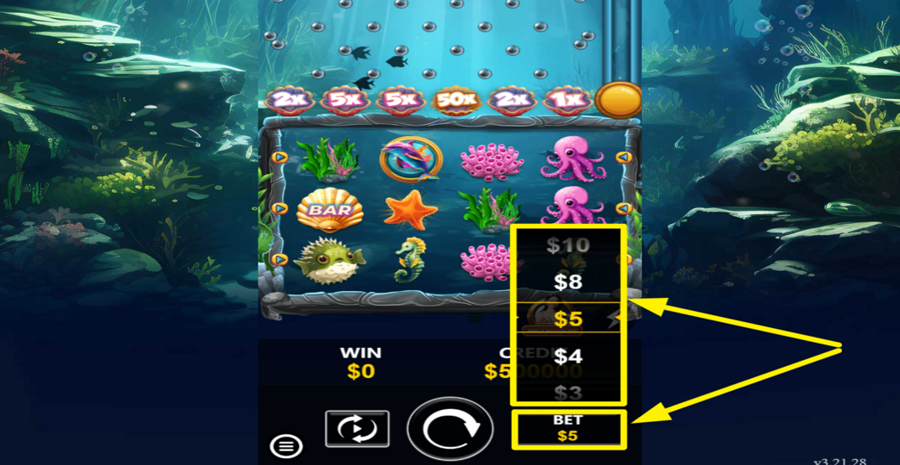 Funta Gaming Sea Story Adjust Bet