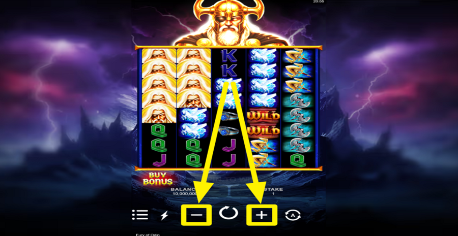 Fury Of Odin Adjust Bet