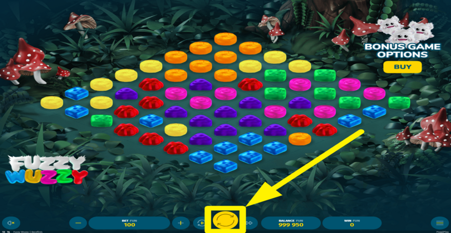 Fuzzy Wuzzy Spin Button