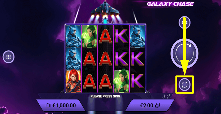 Galaxy Chase Autoplay Feature