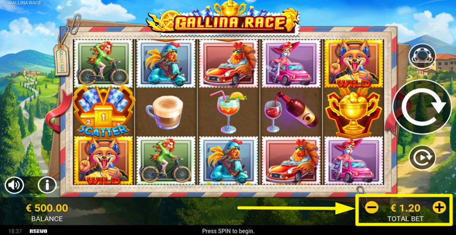 Gallina Race Adjust Bet