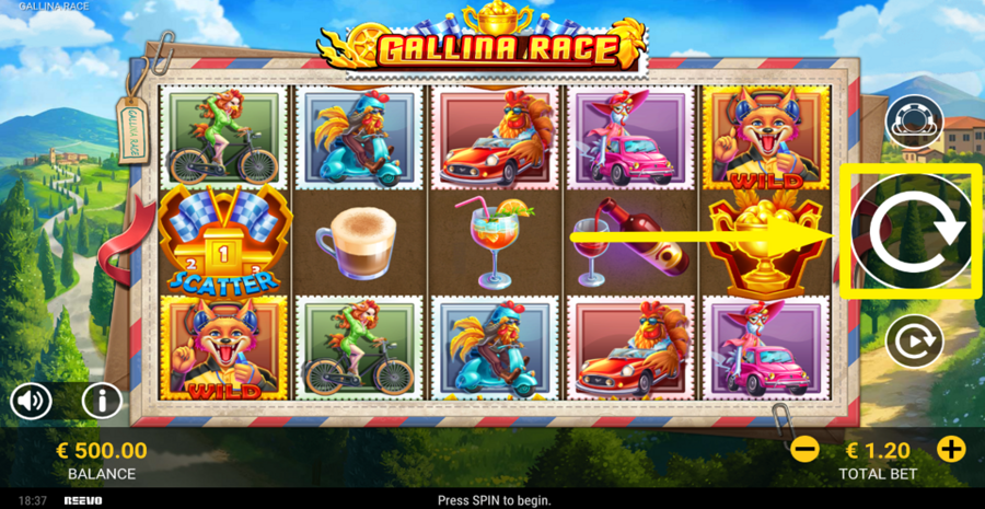 Gallina Race Spin