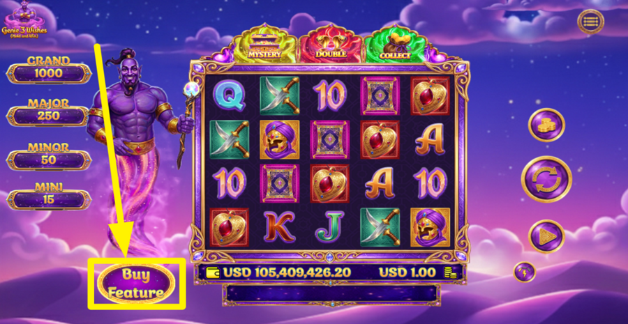Game Time Tec Genie 3 Wishes Buy Bonus