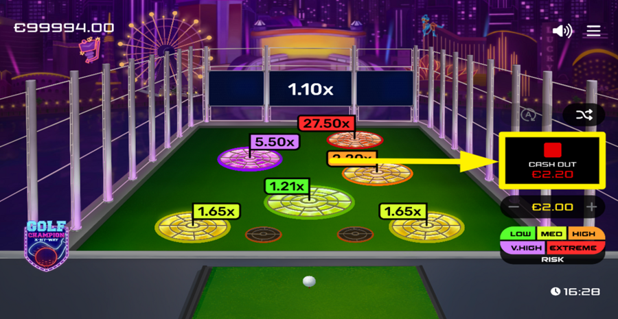 Gaming Corps Golf Champion Cashout