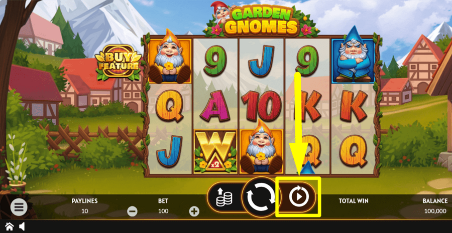 Garden Gnomes Autoplay Feature