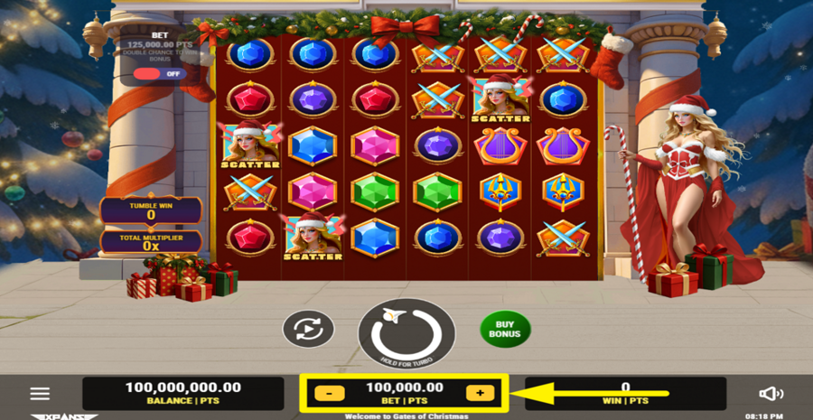 Gates Of Christmas Adjust Bet