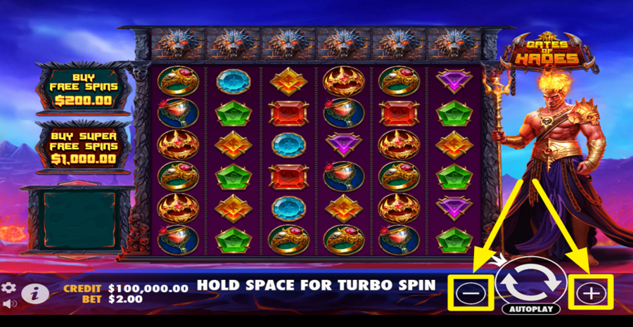 Gates Of Hades Adjust Bet