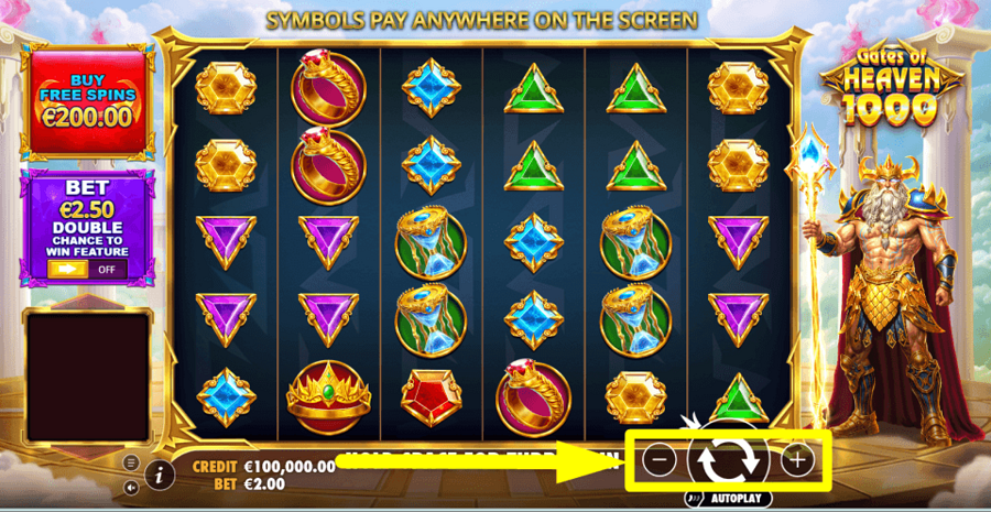 Gates Of Heaven 1000 Bet Value