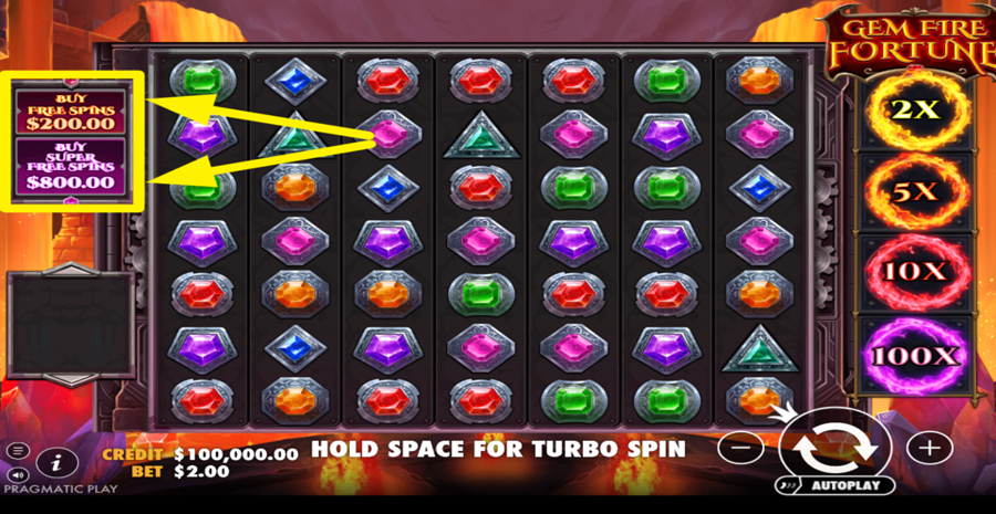 Gem Fire Fortune Buy Bonus