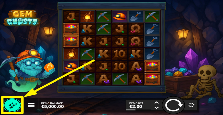 Gem Ghosts Buy Bonus