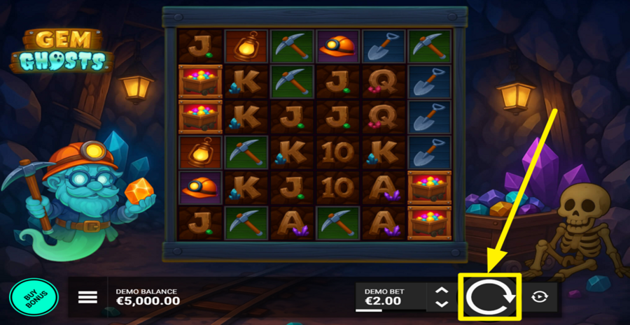 Gem Ghosts Spin