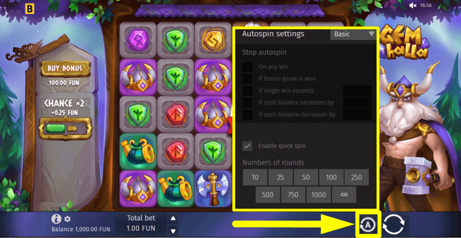 Gemhalla Autoplay Feature