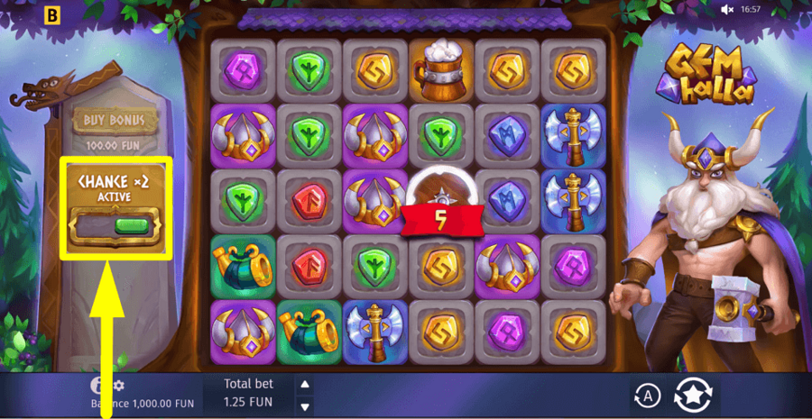 Gemhalla Chance Feature