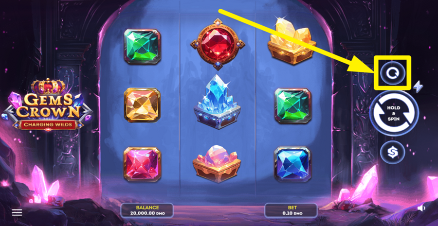Gems Crown Charging Wilds Autoplay