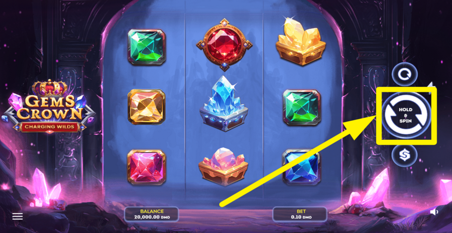 Gems Crown Charging Wilds Spin