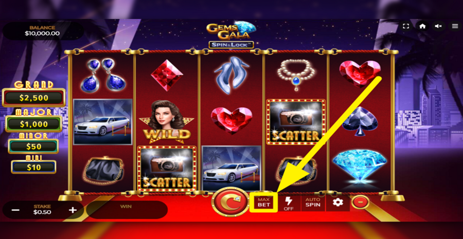 Gems Gala Spin And Lock Max Bet
