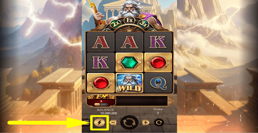 Gems Of Zeus Turbo Feature