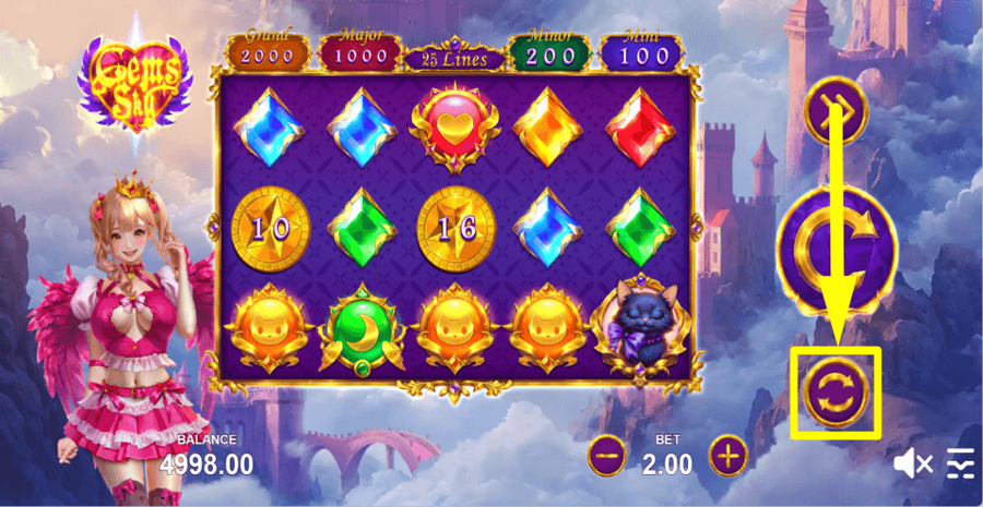 Gems Sky Autoplay Feature