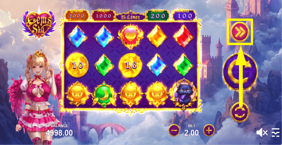 Gems Sky Turbo Feature