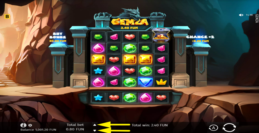 Gemza Xmas Edition Adjust Bet